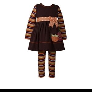 Bonnie Jean 2 pc. Pumpkins Outfit, 3T/4T